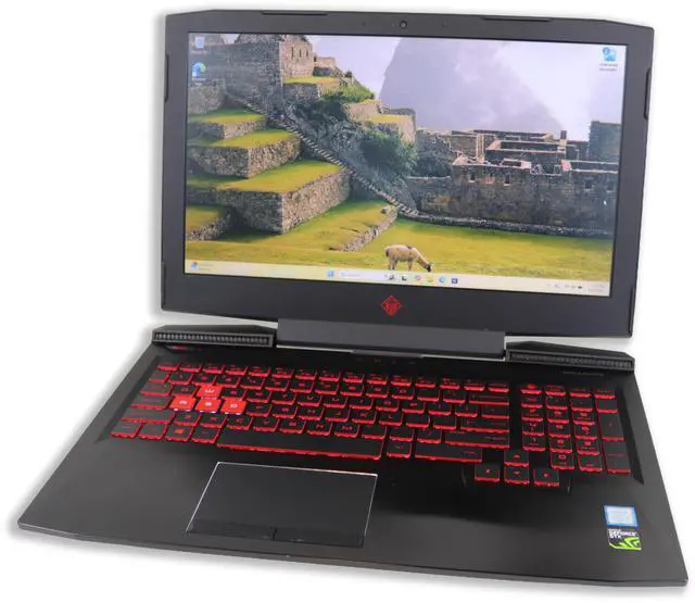 Main image of HP OMEN 15.6" IPS 1920x1080 Gaming Laptop, Intel Core i7-7700HQ quad-core 2.8GHz, NVIDIA GeForce GTX 1050 4GB, 16GB RAM, 512GB SSD, Windows 11