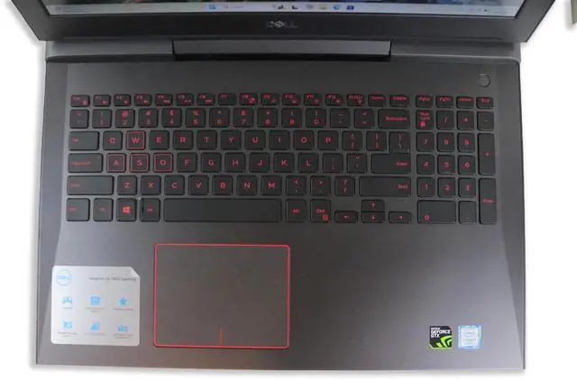Alt view image 2 of 7 - Dell Inspiron Gaming 15 7577 15.6" Full HD (1920x1080) Intel Core i7-7700HQ 16GB DDR4 RAM 256GB SSD + 1TB HDD, 6GB NVIDIA GeForce GTX 1060 with Max-Q Windows 11