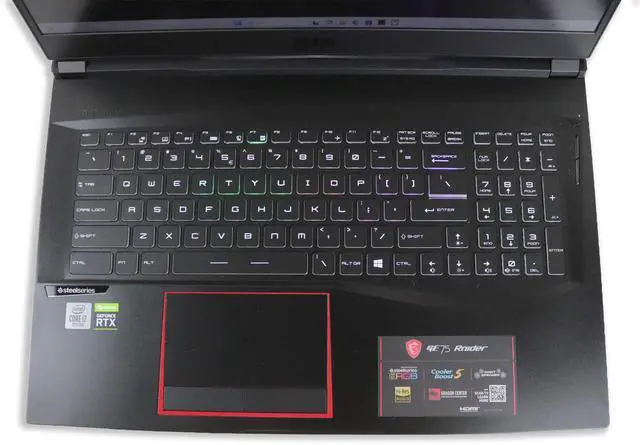 Alt view image 2 of 7 - MSI GE75 Raider Gaming and Entertainment Laptop (Intel i7-10750H 6-Core, 16GB RAM, 512GB SSD + 1TB HDD, 17.3" Full HD (1920x1080), 8GB NVIDIA RTX 2070, Wifi, Bluetooth, Webcam, 1xUSB 3.2, Win 11 Home)