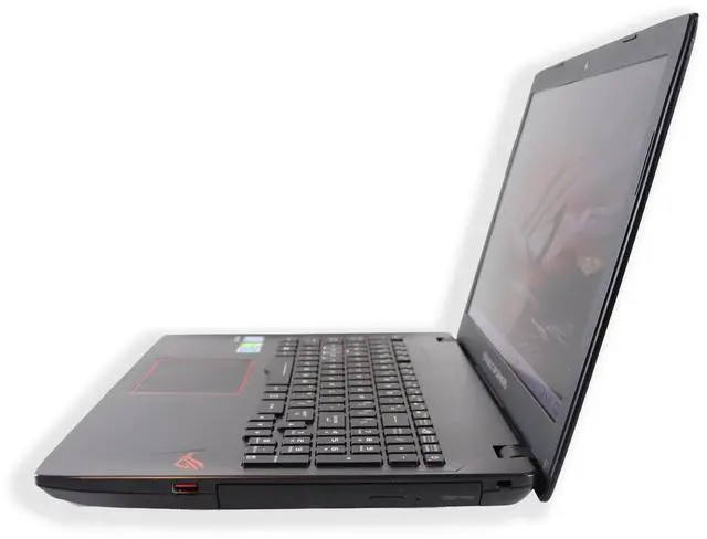 Alt view image 3 of 7 - ASUS GL553VE 15.6" Full HD Gaming Laptop Intel Core i7-7700HQ 16GB RAM 256GB SSD+1TB HDD NVIDIA GTX 1050 Ti Windows 11
