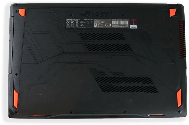 Alt view image 7 of 7 - ASUS STRIX - 17.3" - Intel Core i7 7th Gen 7700HQ (2.80GHz) - NVIDIA GeForce GTX 1050 Ti - 16GB DDR4 - 256GB SSD + 1TB HDD - Full HD (1920x1080) - RGB keyboard - Windows 11 - Gaming Laptop