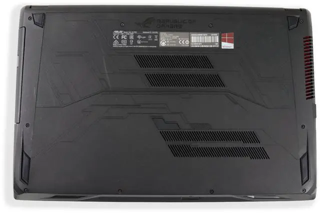 Alt view image 6 of 6 - ASUS STRIX - 17.3" - Intel Core i7 7th Gen 7700HQ (2.80GHz) - NVIDIA GeForce GTX 1050 Ti - 16GB DDR4 - 1TB SSD + 1TB HDD - Full HD (1920x1080) - RGB keyboard - Windows 11 - Gaming Laptop (GL753VE )