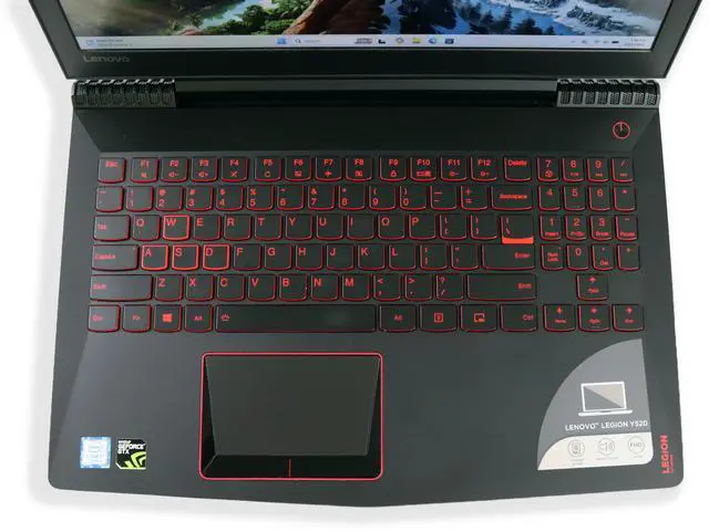 Alt view image 2 of 6 - Lenovo LEGION Y520-15IKB Gaming Laptop 15.6" Intel Core i7-7700HQ, 16GB DDR4 RAM, 256GB SSD + 1TB HDD NVIDIA GTX 1050 Ti, Windows 11