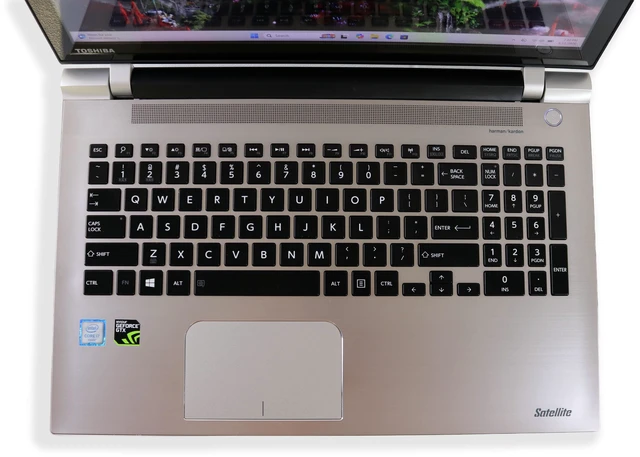 Alt view image 2 of 6 - Toshiba S55t-C 15.6 4K Touchscreen Laptop Intel Core i7-6700HQ 16GB DDR3L 256GB SSD NVIDIA GTX 950M