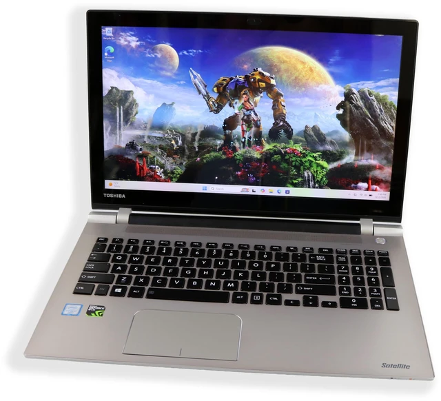 Main image of Toshiba S55t-C 15.6 4K Touchscreen Laptop Intel Core i7-6700HQ 16GB DDR3L 256GB SSD NVIDIA GTX 950M