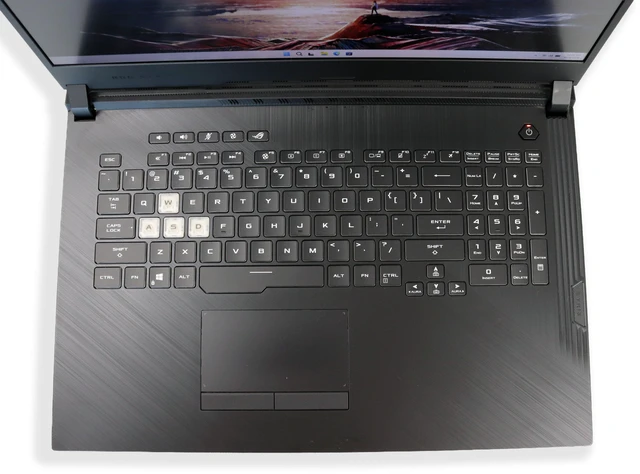 Alt view image 2 of 7 - ASUS ROG Strix G GL731GT Gaming and Entertainment Laptop (Intel i7-9750H 6-Core, 16GB RAM, 512GB PCIe SSD, 17.3" Full HD (1920x1080), NVIDIA GTX 1650, Wifi, Bluetooth, 3xUSB 3.1, 1xHDMI, Win 11 Home)