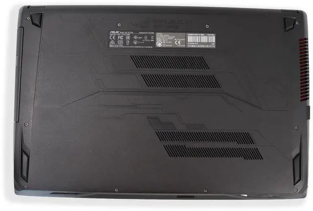 Alt view image 7 of 7 - ASUS STRIX - 17.3" - Intel Core i7 7th Gen 7700HQ (2.80GHz) - NVIDIA GeForce GTX 1050 Ti - 16GB DDR4 - 256GB SSD + 1TB HDD - Full HD (1920x1080) - RGB keyboard - Windows 11 - Gaming Laptop