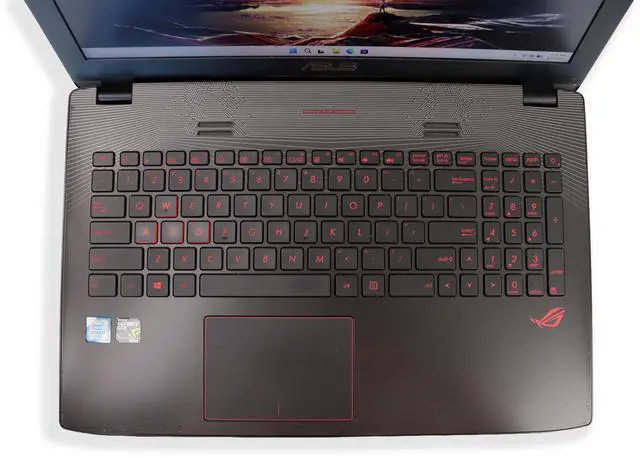 Alt view image 2 of 6 - ASUS ROG GL552VW Gaming Laptop - Intel Core i7-6700HQ, NVIDIA GeForce GTX 960M 2GB GDDR5, 15.6 Full HD IPS Display, 128GB Performance SSD + 1TB HDD, 16GB DDR4 RAM, Windows 11 Home