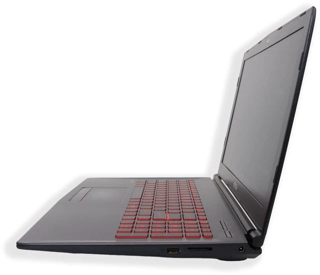 Alt view image 3 of 7 - MSI 15.6 GV62 Full HD Intel Core i7-8750H 16GB RAM 256GB SSD + 1TB HDD NVIDIA GeForce GTX 1050 Ti Windows 11