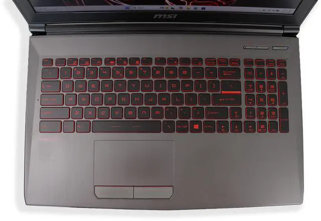 Alt view image 2 of 7 - MSI 15.6 GV62 Full HD Intel Core i7-8750H 16GB RAM 256GB SSD + 1TB HDD NVIDIA GeForce GTX 1050 Ti Windows 11