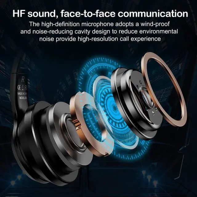 Alt view image 4 of 7 - Cat headphone B90 Wireless Blue tooth 5.0 Gaming Headset with LED