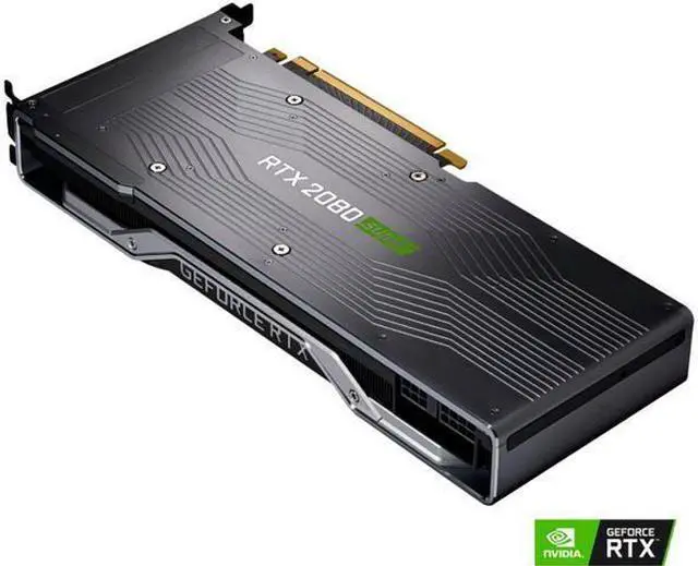 Alt view image 3 of 7 - NVIDIA - NVIDIA GeForce RTX 2080 Super 8GB GDDR6 PCI Express 3.0 Graphics Card - Black/Silver 9001G1802540000