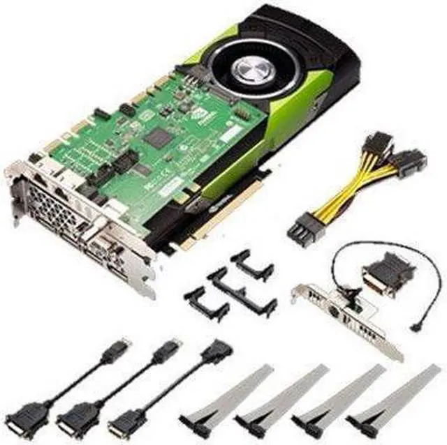 Alt view image 2 of 7 - PNY Technologies VCQM6000SYNC-3M624KIT Tri Quadro M6000 Graphic Card - 24 GB GDDR5 + Quadro Sync (Turnkey Kit)