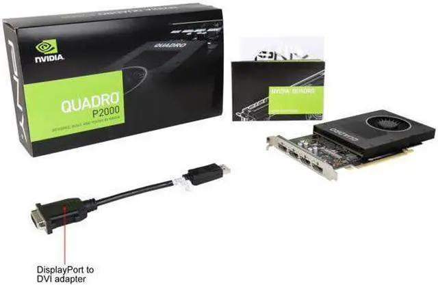 Alt view image 5 of 7 - PNY Quadro P2000 VCQP2000-PB 5GB 160-bit GDDR5 PCI Express 3.0 x16 Video Cards - Workstation