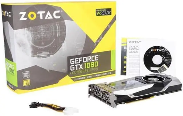 Alt view image 6 of 7 - ZOTAC GeForce GTX 1080 FE 8GB GDDR5X PCI Express 3.0 SLI Support Video Card VR Ready Founders Edition ZT-P10800A-10P