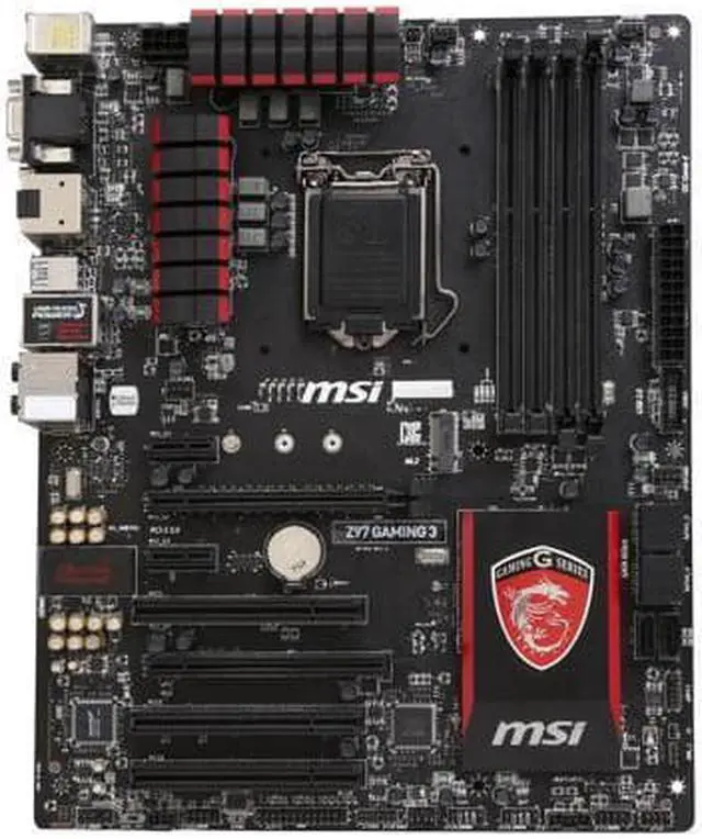 Alt view image 3 of 7 - MSI Z97-Gaming 3 LGA 1150 Intel Z97 HDMI SATA 6Gb/s USB 3.0 ATX Intel Motherboard