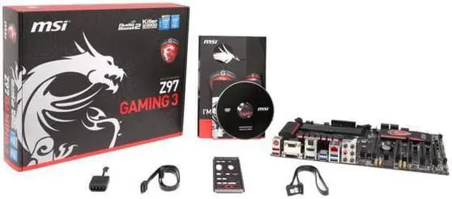 Alt view image 5 of 7 - MSI Z97-Gaming 3 LGA 1150 Intel Z97 HDMI SATA 6Gb/s USB 3.0 ATX Intel Motherboard