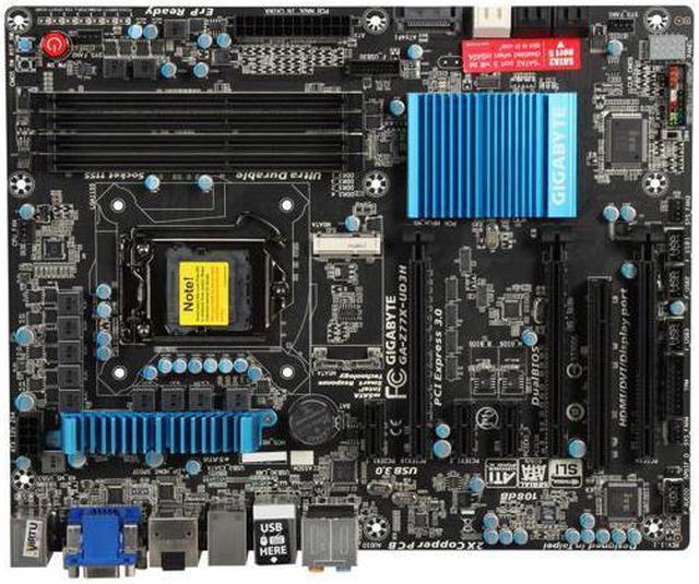 Refurbished: GIGABYTE GA-Z77X-UD3H LGA 1155 Intel Z77 HDMI SATA 6Gb/s USB  3.0 ATX Intel Motherboard - Newegg.com