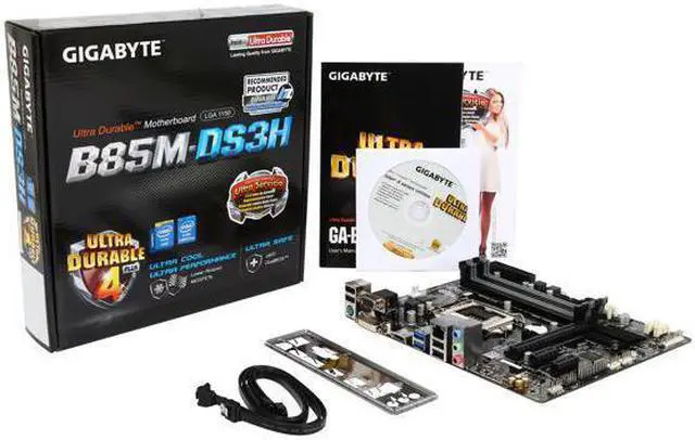 Alt view image 5 of 5 - GIGABYTE GA-B85M-DS3H (rev. 3.0) LGA 1150 Intel B85 HDMI SATA 6Gb/s USB 3.0 Micro ATX Intel Motherboard
