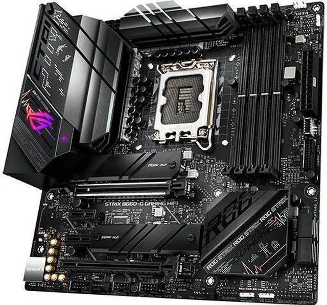 Main image of ASUS ROG STRIX B660-G GAMING WIFI LGA 1700 Intel B660 SATA 6Gb/s Micro ATX Intel Motherboard