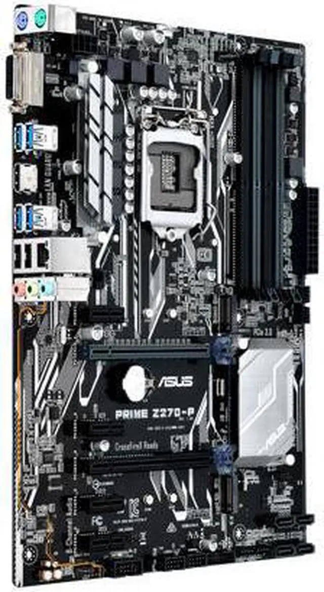 Alt view image 3 of 7 - ASUS PRIME Z270-P LGA 1151 Intel Z270 HDMI SATA 6Gb/s USB 3.0 ATX Motherboards - Intel