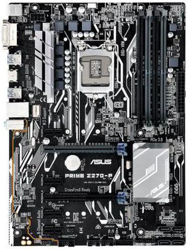 Alt view image 2 of 7 - ASUS PRIME Z270-P LGA 1151 Intel Z270 HDMI SATA 6Gb/s USB 3.0 ATX Motherboards - Intel