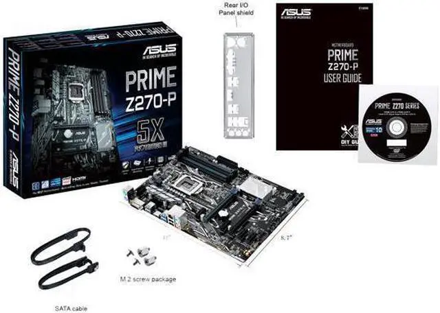 Alt view image 5 of 7 - ASUS PRIME Z270-P LGA 1151 Intel Z270 HDMI SATA 6Gb/s USB 3.0 ATX Motherboards - Intel
