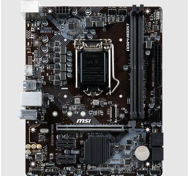 Alt view image 2 of 7 - MSI B365M WIND Motherboard DDR4 Supports 9/8 th Intel Core/ Pentium Gold / Celeron smart processors for LGA 1151 socket