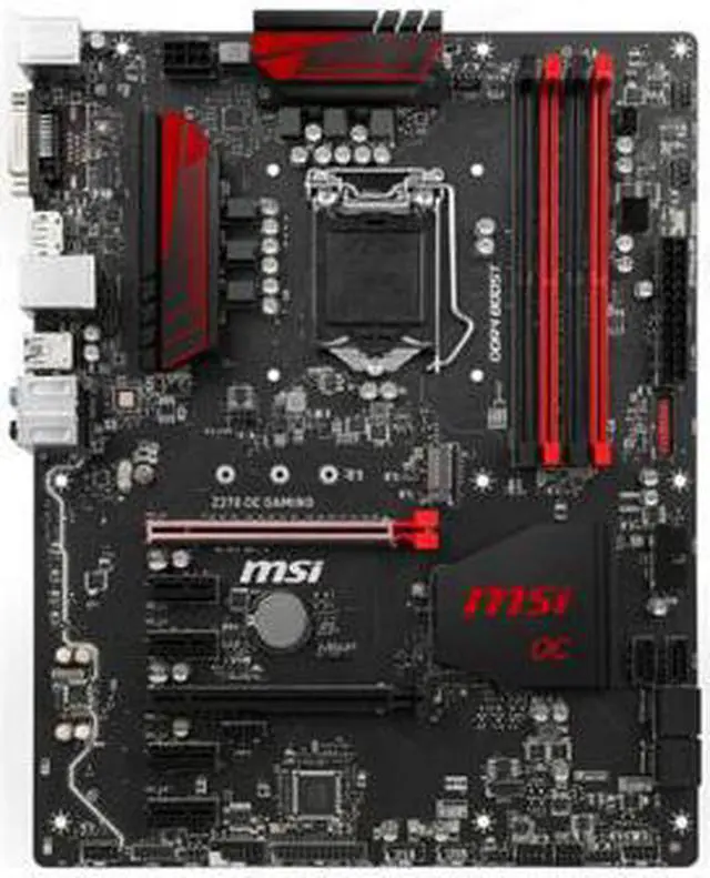 Alt view image 3 of 7 - MSI Z370 OC GAMING LGA 115 Intel Z370 SATA 6Gb/s USB 3.1 ATX Intel Motherboard
