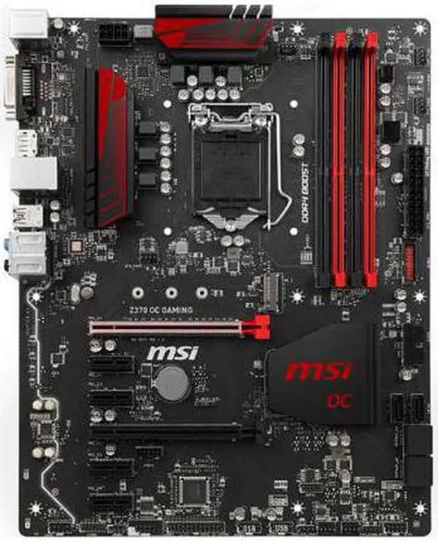 Alt view image 6 of 7 - MSI Z370 OC GAMING LGA 115 Intel Z370 SATA 6Gb/s USB 3.1 ATX Intel Motherboard
