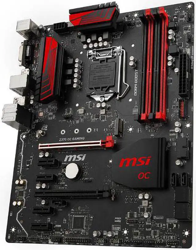 Alt view image 7 of 7 - MSI Z370 OC GAMING LGA 115 Intel Z370 SATA 6Gb/s USB 3.1 ATX Intel Motherboard