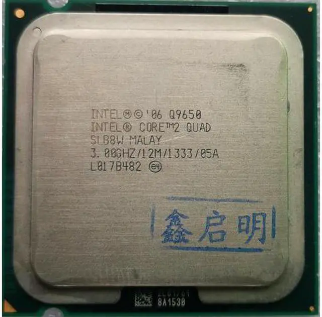 Alt view image 2 of 3 - Intel Core 2 Quad Q9650 - Core 2 Quad Yorkfield Quad-Core 3.0 GHz LGA 775 95W Desktop Processor - BX80569Q9650