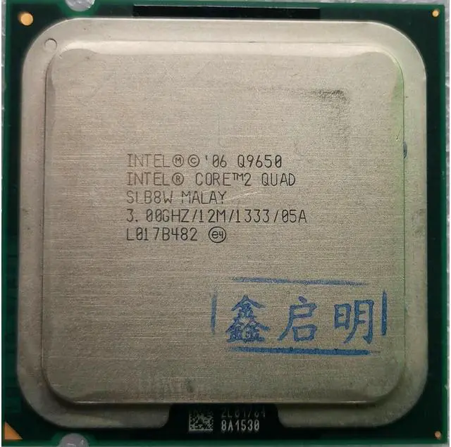 Alt view image 3 of 3 - Intel Core 2 Quad Q9650 - Core 2 Quad Yorkfield Quad-Core 3.0 GHz LGA 775 95W Desktop Processor - BX80569Q9650