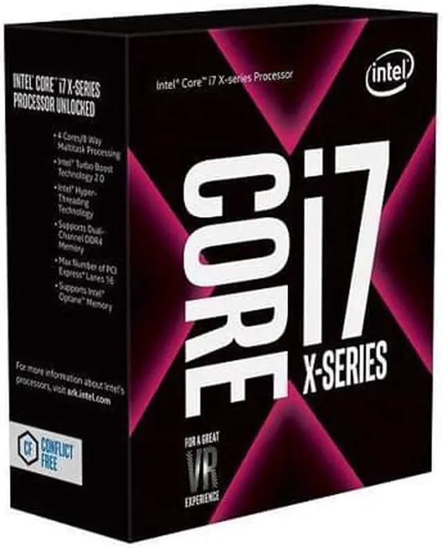 Alt view image 5 of 9 - Intel Core i7 X-Series - Core i7-7740X Kaby Lake-X Quad-Core 4.3 GHz LGA 2066 112W BX80677I77740X Desktop Processor