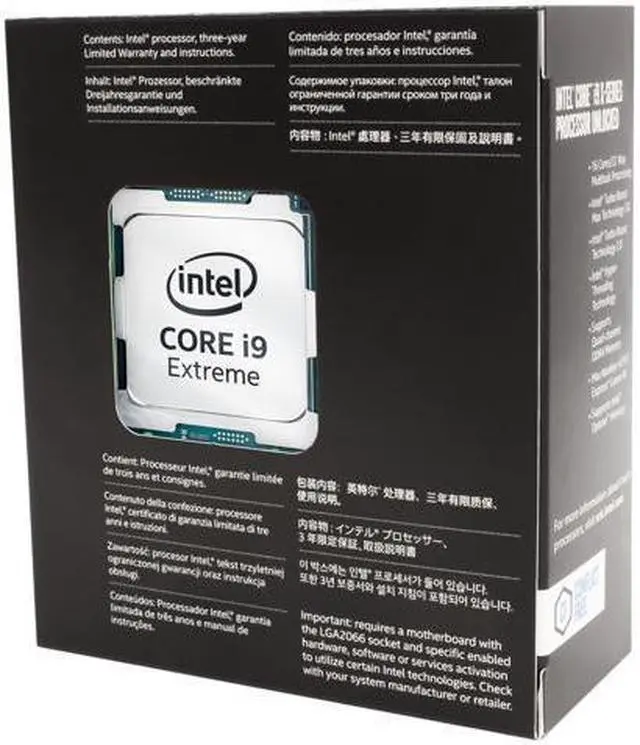 Alt view image 3 of 5 - Intel Core i9 X-Series - Core i9-7960X Skylake X 16-Core 2.8 GHz LGA 2066 165W BX80673I97960X Desktop Processor