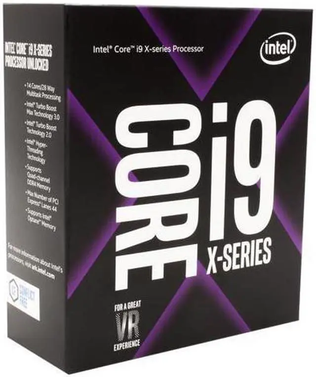 Alt view image 2 of 5 - Intel Core i9 X-Series - Core i9-7940X Skylake X 14-Core 3.1 GHz LGA 2066 165W BX80673I97940X Desktop Processor
