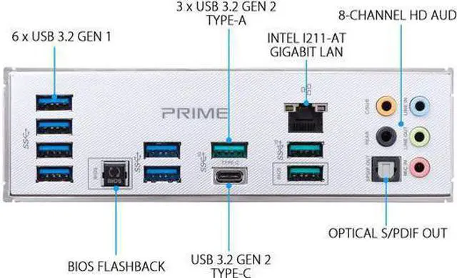 Alt view image 5 of 6 - ASUS PRIME TRX40-PRO sTRX4 AMD TRX40 SATA 6Gb/s ATX AMD Motherboard