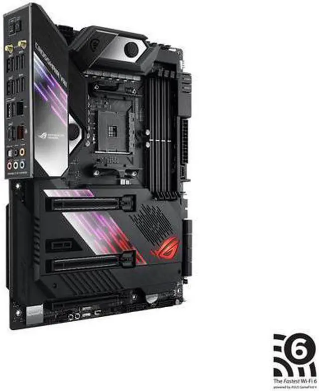 Alt view image 2 of 7 - ASUS ROG Crosshair VIII Formula AMD X570 AM4 ATX Motherboard with PCIe 4.0, Dual M.2, SATA 6Gb/s, USB 3.2 Gen 2, 5Gbps LAN, Wi-Fi 6