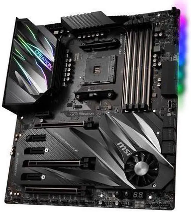 Alt view image 2 of 7 - MSI PRESTIGE X570 CREATION Motherboard AMD AM4 SATA 6Gb/s M.2 USB 3.2 Wi-Fi 6 Extended-ATX