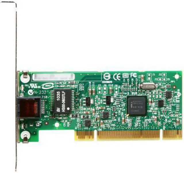 Alt view image 3 of 7 - Intel PWLA8391GT Desktop Adapter PRO/1000 GT 10/100/1000Mbps PCI 1 x RJ45