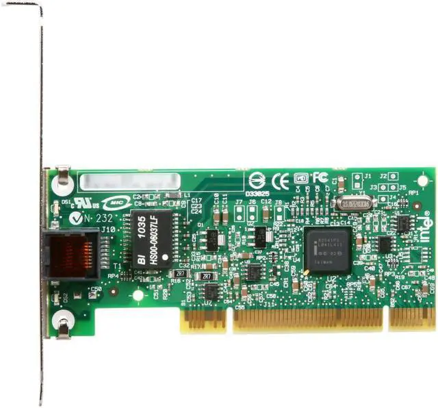 Alt view image 7 of 7 - Intel PWLA8391GT Desktop Adapter PRO/1000 GT 10/100/1000Mbps PCI 1 x RJ45