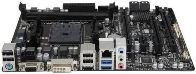 Alt view image 2 of 7 - GIGABYTE GA-F2A88XM-HD3 FM2+ / FM2 AMD A88X (Bolton D4) SATA 6Gb/s USB 3.0 HDMI Micro ATX AMD Motherboard