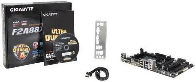 Alt view image 5 of 7 - GIGABYTE GA-F2A88XM-HD3 FM2+ / FM2 AMD A88X (Bolton D4) SATA 6Gb/s USB 3.0 HDMI Micro ATX AMD Motherboard