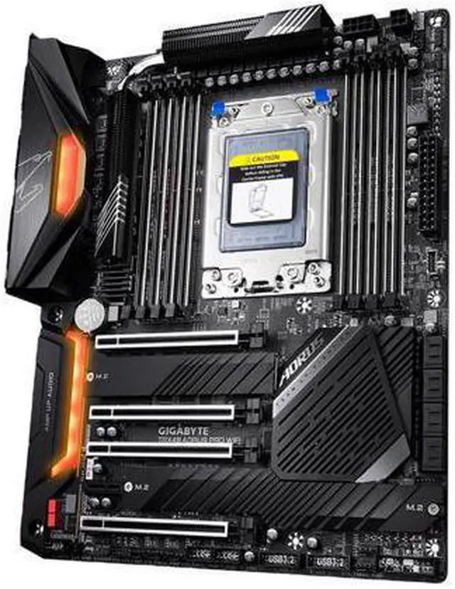 Alt view image 2 of 7 - GIGABYTE TRX40 AORUS PRO WIFI sTRX4 AMD TRX40 SATA 6Gb/s ATX AMD Motherboard