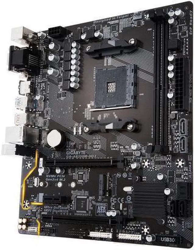 Main image of GIGABYTE GA-AB350M-HD3 (rev. 1.0) AM4 AMD B350 SATA 6Gb/s USB 3.1 HDMI Micro ATX AMD Motherboard