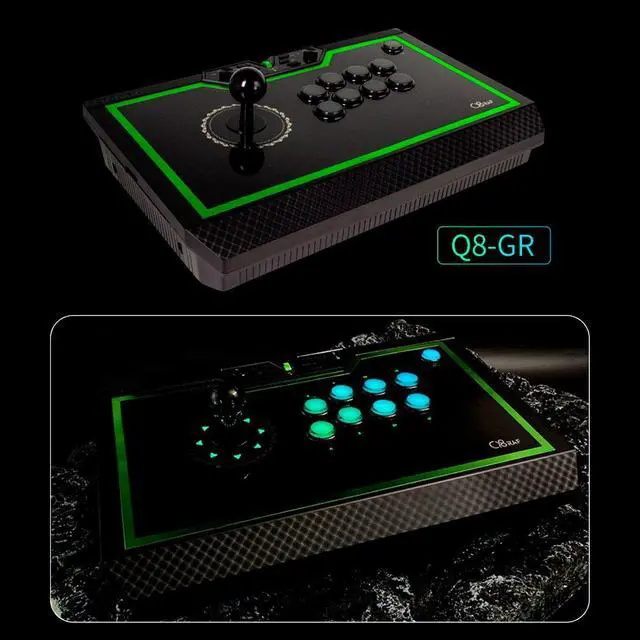 Alt view image 4 of 4 - QANBA Q8-GR Arcade Game Joystick Support PS3/PC/Mobile international version