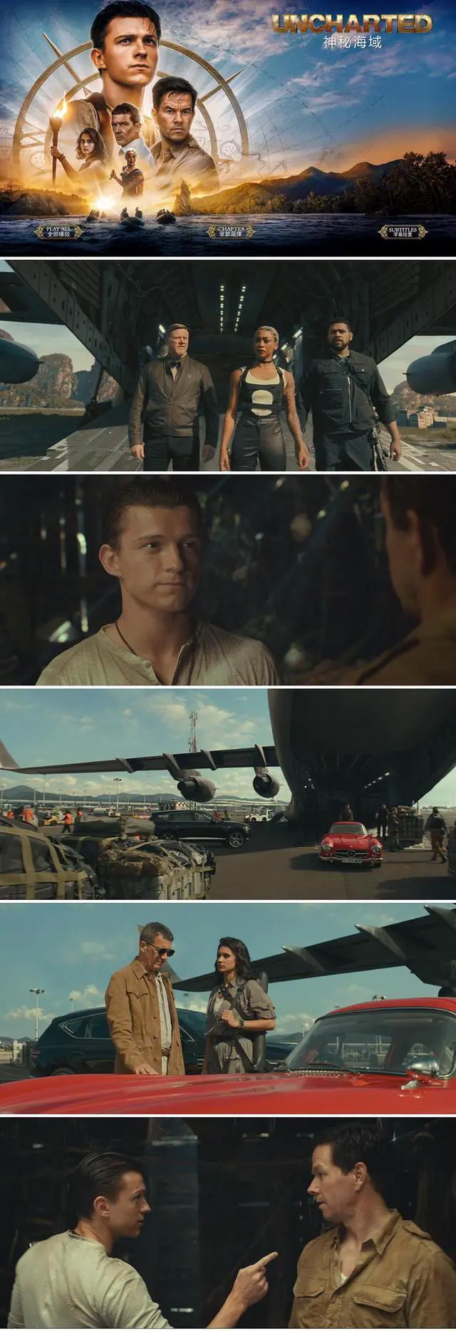 Alt view image 3 of 3 - international version Blu-ray film Uncharted(2022)BD American movies English Subtitles