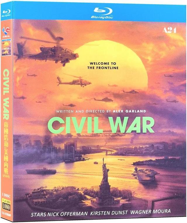 Main image of international version Blu-ray film Civil War(2024)BD American movies English Subtitles