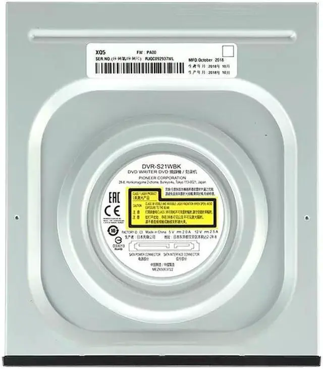 Alt view image 4 of 5 - ROAXRJ DVR-S21WBK built-in DVD Compact Disc Writer/Burner SATA interface 24X