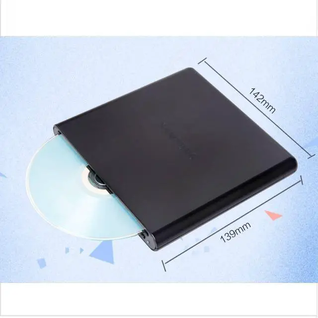 Alt view image 2 of 2 - ROAXRJ SE-086CM external DVD Compact Disc Writer/Burner blackUSB 2.0 interface8X